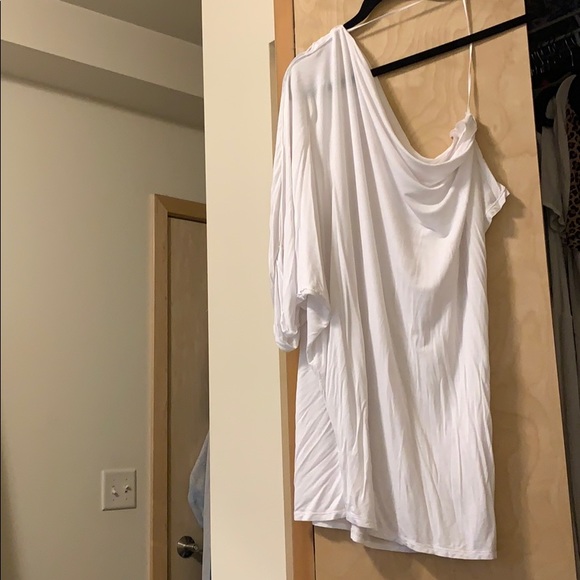 We The Free White Off the Shoulder T-Shirt - Picture 1 of 4